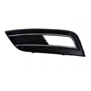 Решётка в бампер передний левая Audi A4 B8 рестайлинг (с хромом)