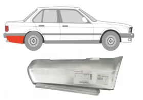 Ремкомплект крыла заднего правого (под бампером) BMW 3 E30