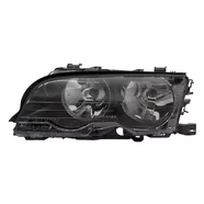 Фара передняя левая BMW 3 E46 купе дорестайлинг (чёрная)