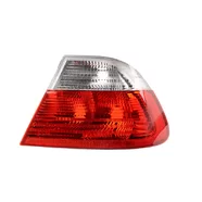 Фонарь задний правый наружный BMW 3 E46 дорестайлинг купе (красно-белый) DEPO