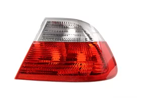 Фонарь задний правый наружный BMW 3 E46 дорестайлинг купе (красно-белый) DEPO