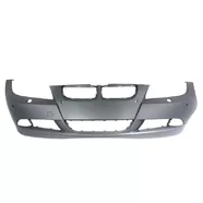 Бампер передний BMW 3 E90/E91 дорестайлинг Тайвань (с омывателями и парктрониками)