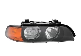 Фара передняя правая дорестайлинг BMW 5 E39 (жёлтый поворот)