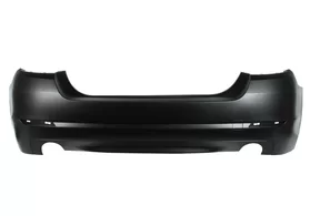 Бампер задний BMW 5 F10 дорестайлинг (без парктроников, под 2 трубы)