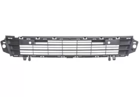 Решётка в бампер центральная Peugeot Partner II 2015-2022 DE-GA (под парктроники)