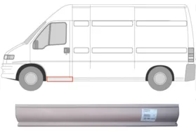 Порог левый (под переднюю дверь) Peugeot Boxer I