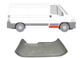 Подножка правый (под переднюю дверь) Peugeot Boxer I Polcar