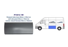 Ремонтная панель кузова левая за водительской дверью Citroen Jumper I