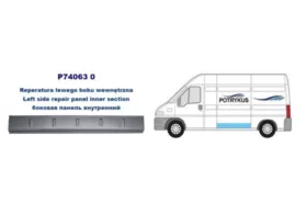 Панель боковая левая (внутренняя часть) Peugeot Boxer I