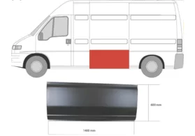 Ремкомплект боковины левой Peugeot Boxer I (L2-L3)