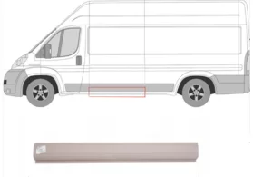 Порог левый за водительской дверью Peugeot Boxer II (L2-L3)