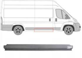 Порог правый под сдвижную дверь Citroen Jumper II Polcar (L2-L4)