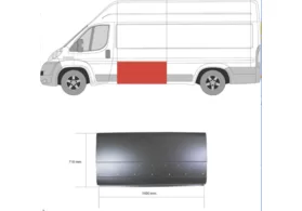 Панель кузова боковая левая Citroen Jumper II (L2-L4) KLOKKERHOLM