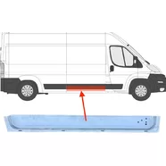 Ремкомплект двери сдвижной правой внутренняя часть Fiat Ducato III L2-L4 (15 см.)