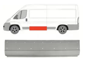 Панель кузова боковая левая Peugeot Boxer II (L2-L4, 34 см.) Polcar