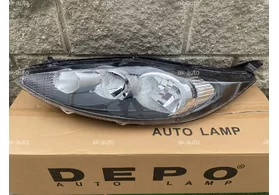 Фара передняя левая Ford Fiesta VI дорестайлинг (чёрный корпус)