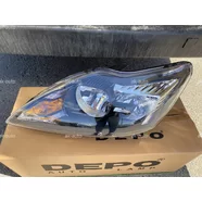 Фара передняя левая Ford Focus II рестайлинг (чёрный корпус)