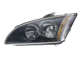 Фара передняя левая Ford Focus II дорестайлинг (чёрный корпус)