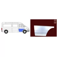 Ремкомплект двери передней правой (наружная часть 54 см.) Ford Transit II KLOKKERHOLM 