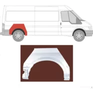 Арка задняя правая Ford Transit III (база L2-L3) Polcar