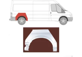 Арка задняя правая Ford Transit III (база L2-L3) Polcar