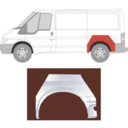 Арка задняя левая Ford Transit III (короткая база L1) Polcar