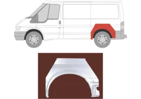 Арка задняя левая Ford Transit III (короткая база L1) Polcar