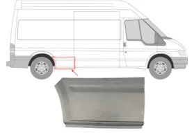 Арка задняя правая Ford Transit III (база L3-L4) Polcar