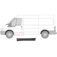 Порог левый под переднюю дверь Ford Transit III (Polcar)
