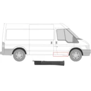 Порог правый под переднюю дверь Ford Transit III (Polcar)