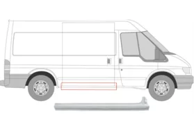 Порог правый под сдвижную дверь Ford Transit III Polcar (короткая база L1)