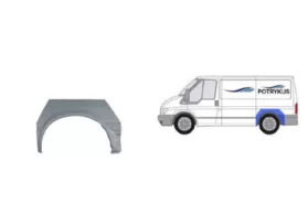 Арка задняя левая Ford Transit III (короткая база L1) POTRYKUS