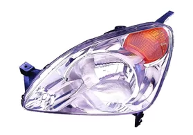 Фара передняя левая Honda CR-V II дорестайлинг (жёлтый поворотник)