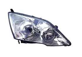 Фара передняя правая Honda CR-V III (линзованная, галоген, хром корпус)