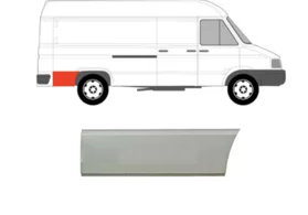 Ремкомплект крыла заднего правого (средняя база) Iveco Daily II