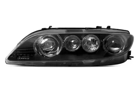 Фара передняя левая Mazda 6 GG рестайлинг (с птф, чёрный корпус)