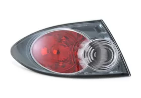 Фонарь задний левый Mazda 6 GG рестайлинг (седан, лифтбек, хром корпус, тонированный)