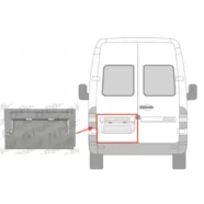 Ремкомплект задней левой двери Mercedes Sprinter W901-W905 Polcar (465 мм.)