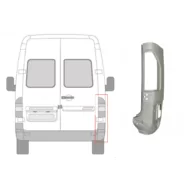 Ремкомплект задней правой стойки Mercedes Sprinter W901-W905 Polcar (990 мм.)