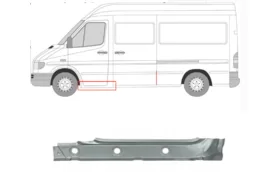 Порог левый внутренний (под переднюю дверь) Volkswagen LT Polcar
