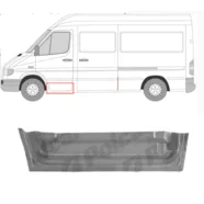 Ремкомплект передней левой двери (внутренняя часть) Mercedes Sprinter W901-W905 Polcar
