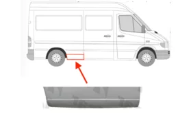 Порог правый (перед задним колесом) Volkswagen LT L2 Polcar