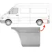 Крыло заднее левое (задняя часть) Mercedes Sprinter W901-W905 L2 Polcar