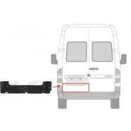 Ремкомплект задней левой двери (внутренняя часть) Mercedes Sprinter W901-W905 Polcar (19.5 см.)