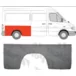 Крыло заднее правое Mercedes Sprinter W901-W905 (средняя база L2, высота 740 мм.) 