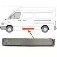 Ремкомплект сдвижной двери левой (внутренняя часть) Mercedes Sprinter W901-W905 Polcar