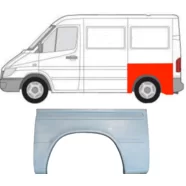 Крыло заднее левое Mercedes Sprinter W901-W905 (L1 короткая база) KLOKKERHOLM