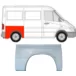 Крыло заднее правое Mercedes Sprinter W901-W905 (L1 короткая база) KLOKKERHOLM