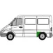 Панель боковая задняя левая Mercedes Sprinter W901-W905 L1 (120 см.) POTRYKUS