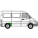 Панель боковая задняя правая Mercedes Sprinter W901-W905 L1 (120 см.) POTRYKUS